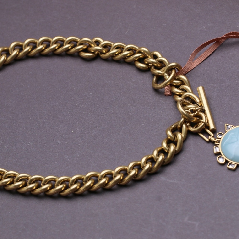 Mignonne Gavigan Odyssey Necklace Blue Gold - Picture 10 of 10